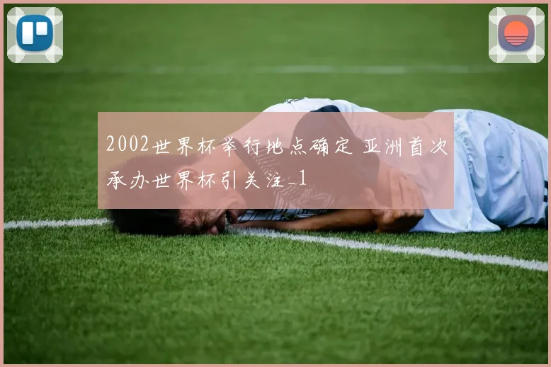 2002世界杯举行地点确定 亚洲首次承办世界杯引关注_1